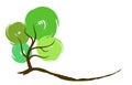 Logo green tree.