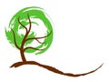 Logo green tree.