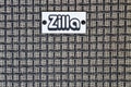 The Logo and Grill Cloth of Zilla, a British company that makes custom guitar speaker cabinets in the UK.