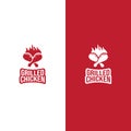 Logo grilled chicken restaurant