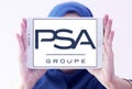 Groupe PSA logo Royalty Free Stock Photo