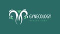 Logo for gynecology. Vector illustration