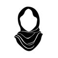 hijab woman beauty logo