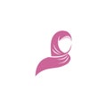 Hijab store logo, Muslim Arabic