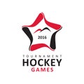 Logo hockey league. Tournament logo