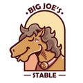 Logo of a horse stable