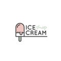 Logo for Ice Cream Shop or Parlour