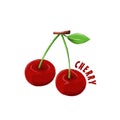 Logo icon design Cherry farm