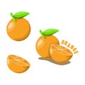 Logo icon design Orange farm