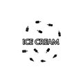 logo of the icon. Element of ice cream icon for mobile concept and web apps. Glyph stylelogo of the icon can be used for web and