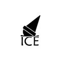 logo of the icon. Element of ice cream icon for mobile concept and web apps. Glyph stylelogo of the icon can be used for web and