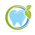 Logo icon with healthy dental care concept