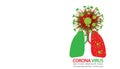 LOGO icon illustration medical corona virus, modern design idea concept vector.flat design.
