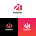 12 logo icon numbers vector with gold color years concept. Royalty Free Stock Photo