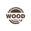 Logo icon sawmill wood