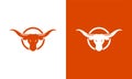 logo icon vector head of red bull Royalty Free Stock Photo