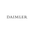 Daimler logo editorial illustrative on white background