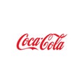 Coca cola logo editorial illustrative on white background