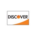 Discover logo editorial illustrative on white background Royalty Free Stock Photo