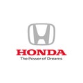 Honda logo editorial illustrative on white background Royalty Free Stock Photo