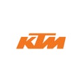 KTM logo editorial illustrative on white background Royalty Free Stock Photo