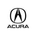 Acura logo editorial illustrative on white background Royalty Free Stock Photo