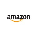 Amazon logo editorial illustrative on white background Royalty Free Stock Photo