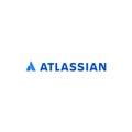 Atlassian logo editorial illustrative on white background