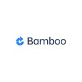 Bamboo logo editorial illustrative on white background