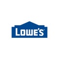 LOWE`s logo editorial illustrative on white background Royalty Free Stock Photo