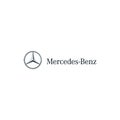 Mercedes benz logo editorial illustrative on white background Royalty Free Stock Photo