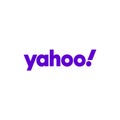 Yahoo logo editorial illustrative on white background