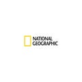 National geographic logo editorial illustrative on white background Royalty Free Stock Photo