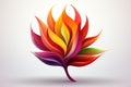 Logo illustration of the beautiful Gloriosa Flower.