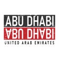 Abu Dhabi illustrator file created in a modern style specially for Arabic Logos and UAE events