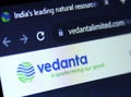 Vedanta mining company logo Royalty Free Stock Photo