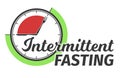 Logo of Intermittent fasting. Clock face symbolizing the principle of Intermittent fasting. Vector illustration Royalty Free Stock Photo