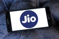 Jio , Reliance Jio Infocomm Limited logo Royalty Free Stock Photo