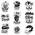 Logo journey. Logo travel handmade.