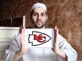 Kansas City Chiefs american football team logo Royalty Free Stock Photo