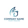 Premium rabbit logos for companies and businesses, web or apps Royalty Free Stock Photo