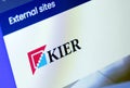 Kier Group logo Royalty Free Stock Photo