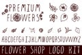 Logo kit for flower shops