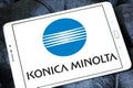 Konica Minolta technology company logo Royalty Free Stock Photo