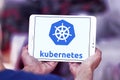 Kubernetes platform logo Royalty Free Stock Photo