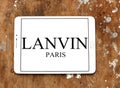 Lanvin Fashion company logo Royalty Free Stock Photo