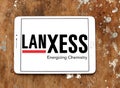 Lanxess chemicals company logo Royalty Free Stock Photo