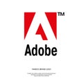 Logo of a large international company Adobe