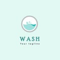 Logo laundry clean logo template for your business