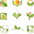 Logo, Leaf, Natural, Eco, Bio